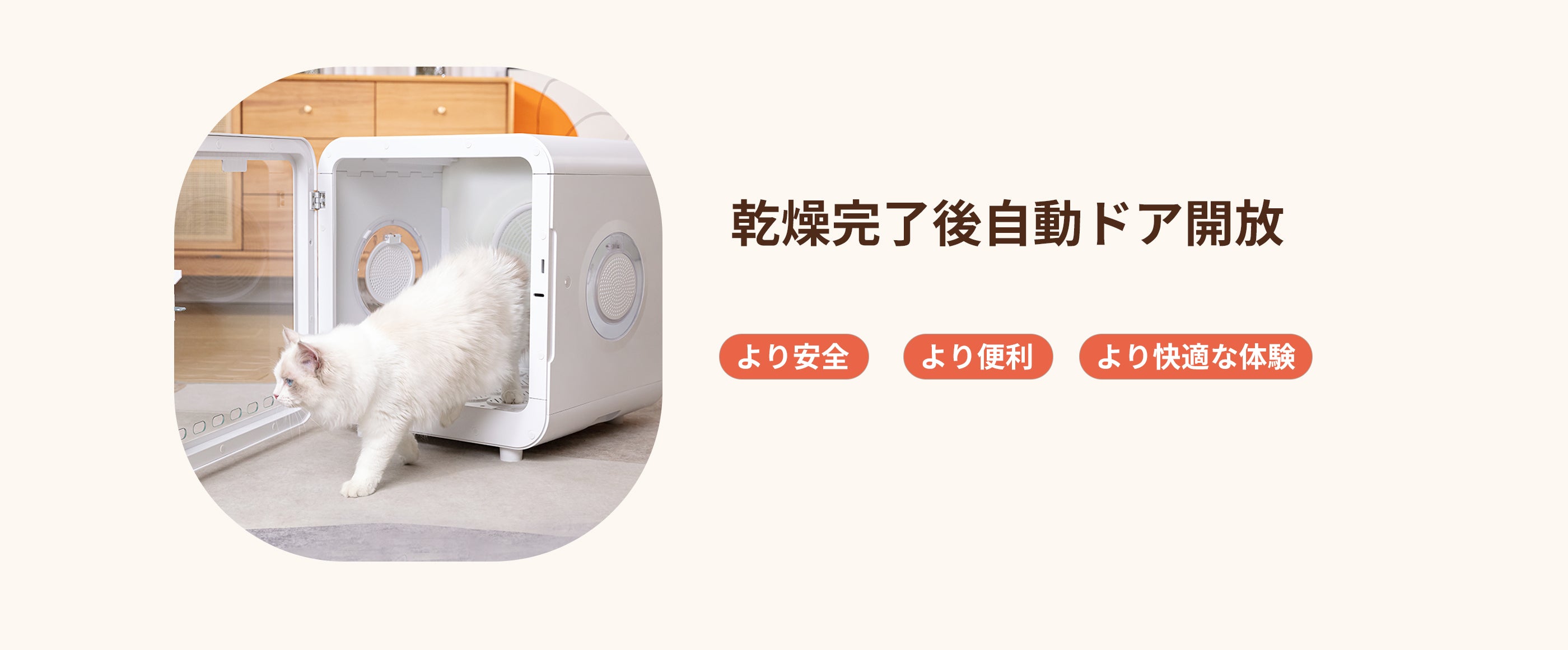 ペット ドライ ルーム，ペット乾燥機 72L大容量 犬猫兼用 | Petaboo